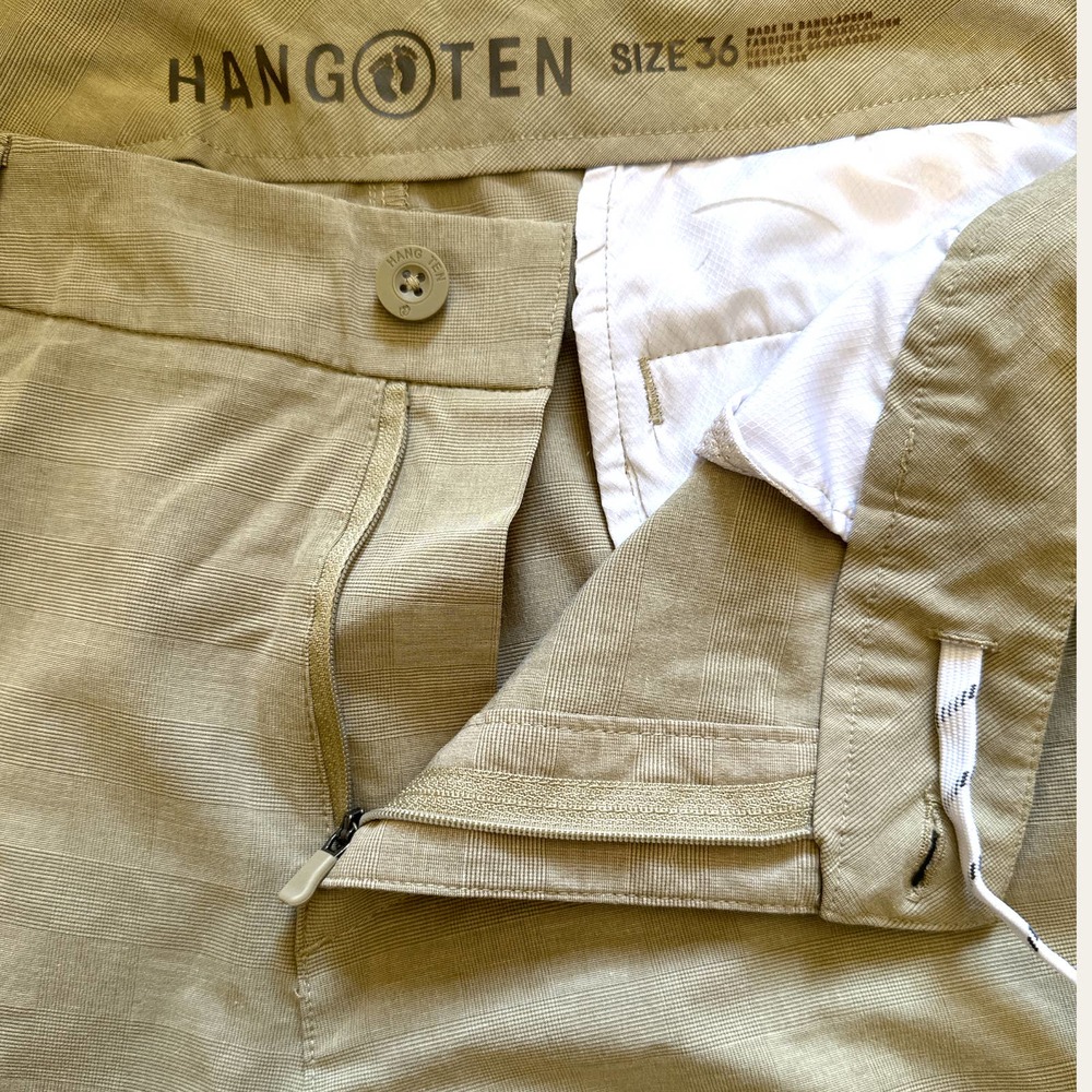 Hang Ten Men's Lightweight 4way stretch Quick Dry Hybrid Short, Twillio - Picture 4 of 8